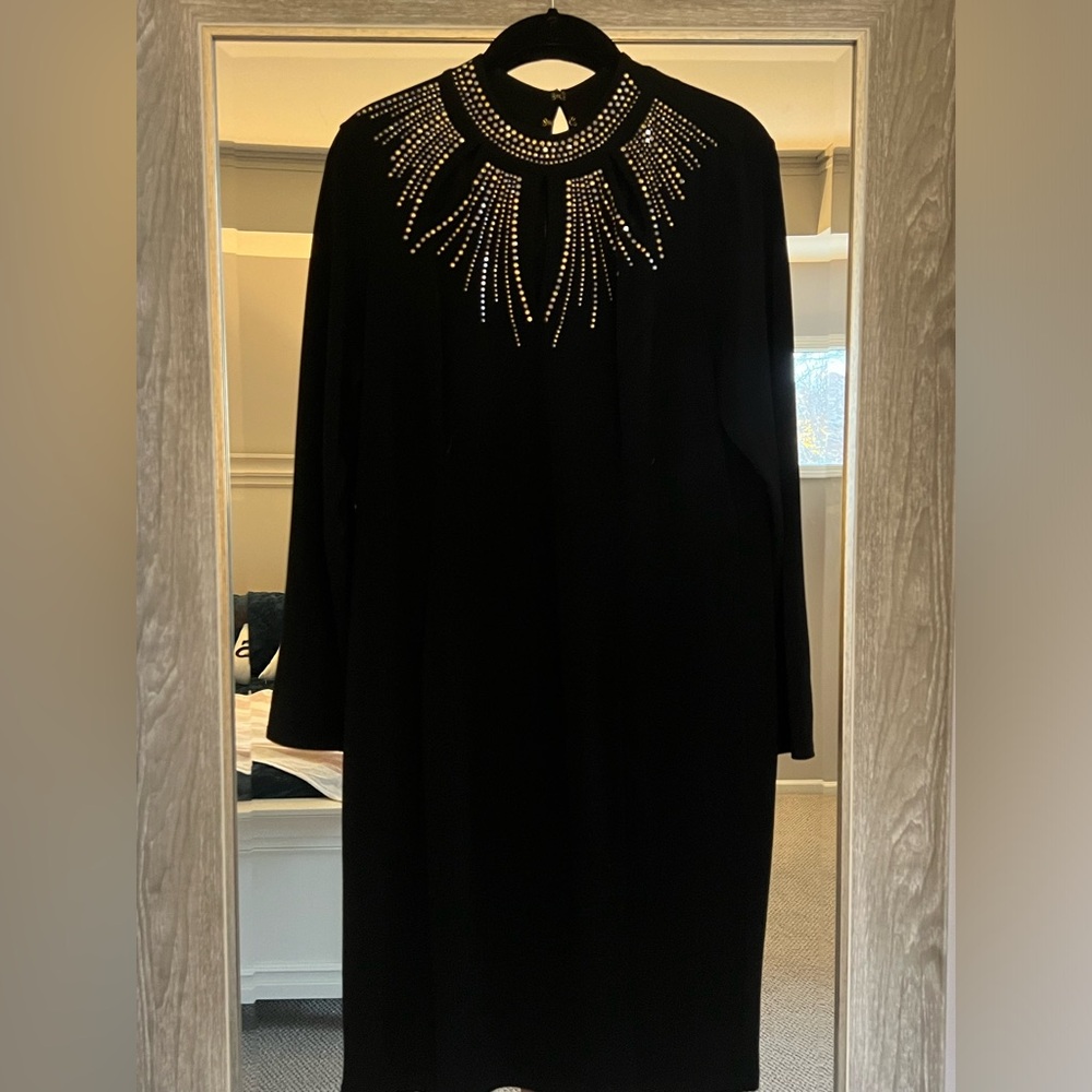 Stunning Studded Black Dress